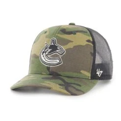 '47 BRAND Vancouver Canucks 47 Brand NHL Camo Trucker Adjustable Hat