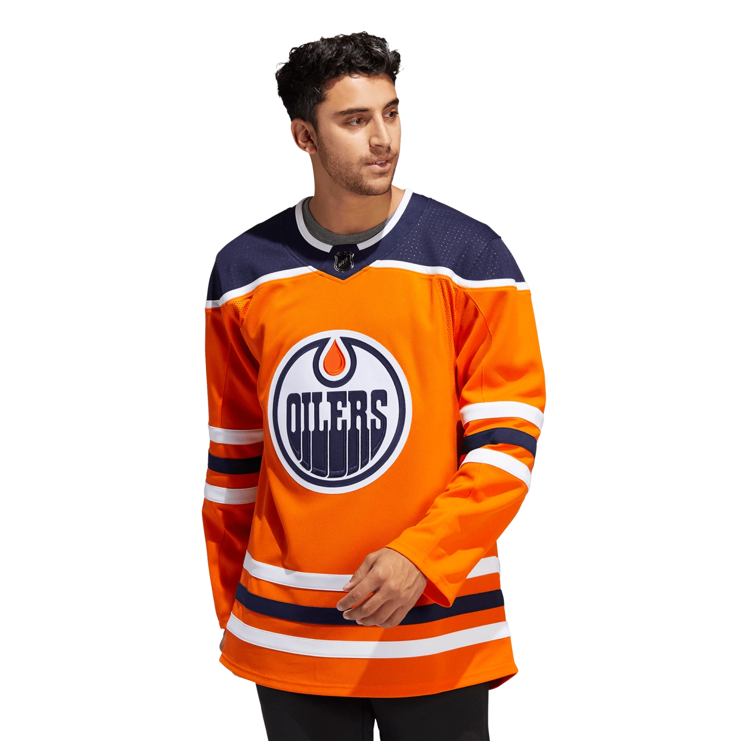 Edmonton Oilers Home Adidas PrimeGreen Senior Jersey (2021) - Image 2