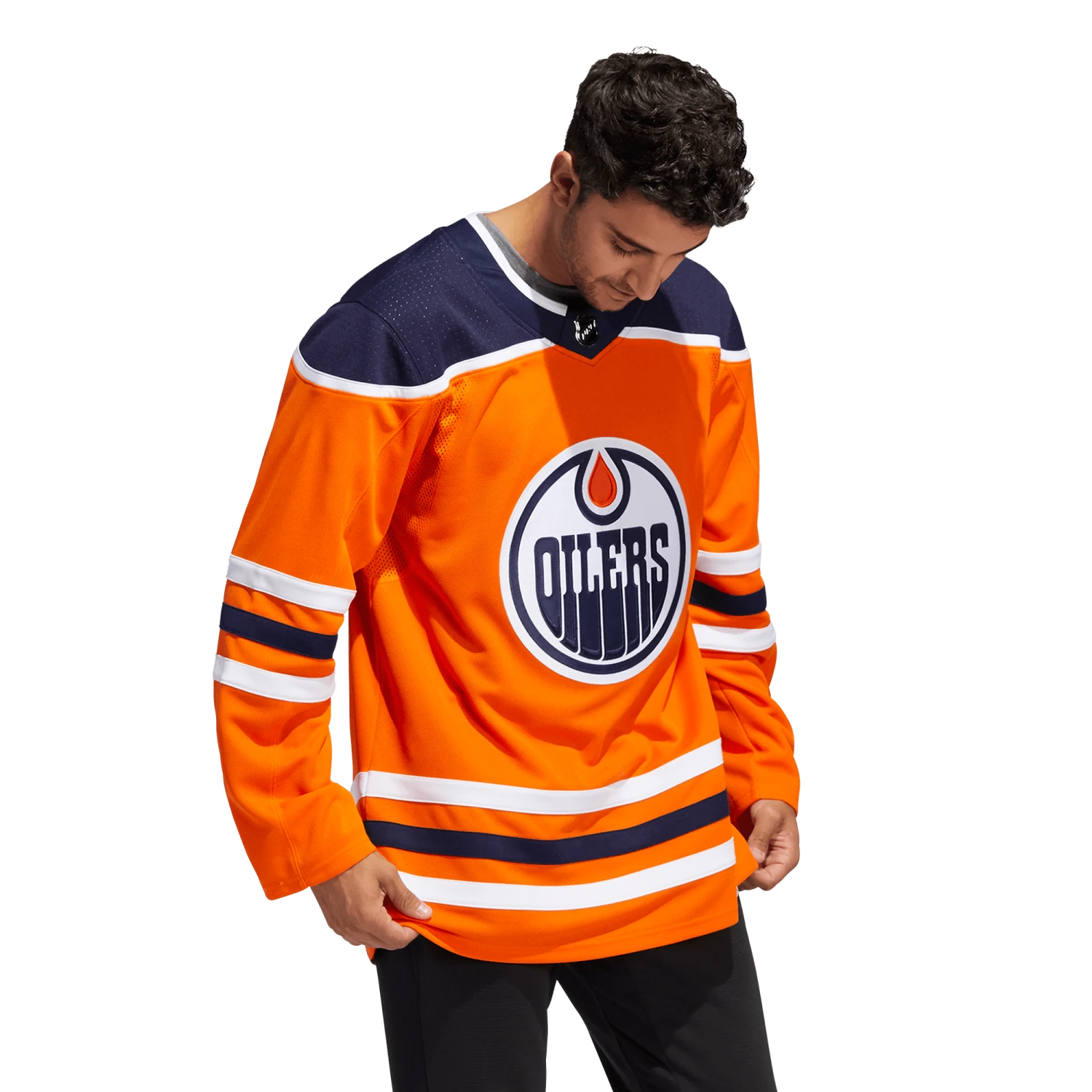 Edmonton Oilers Home Adidas PrimeGreen Senior Jersey (2021) - Image 3