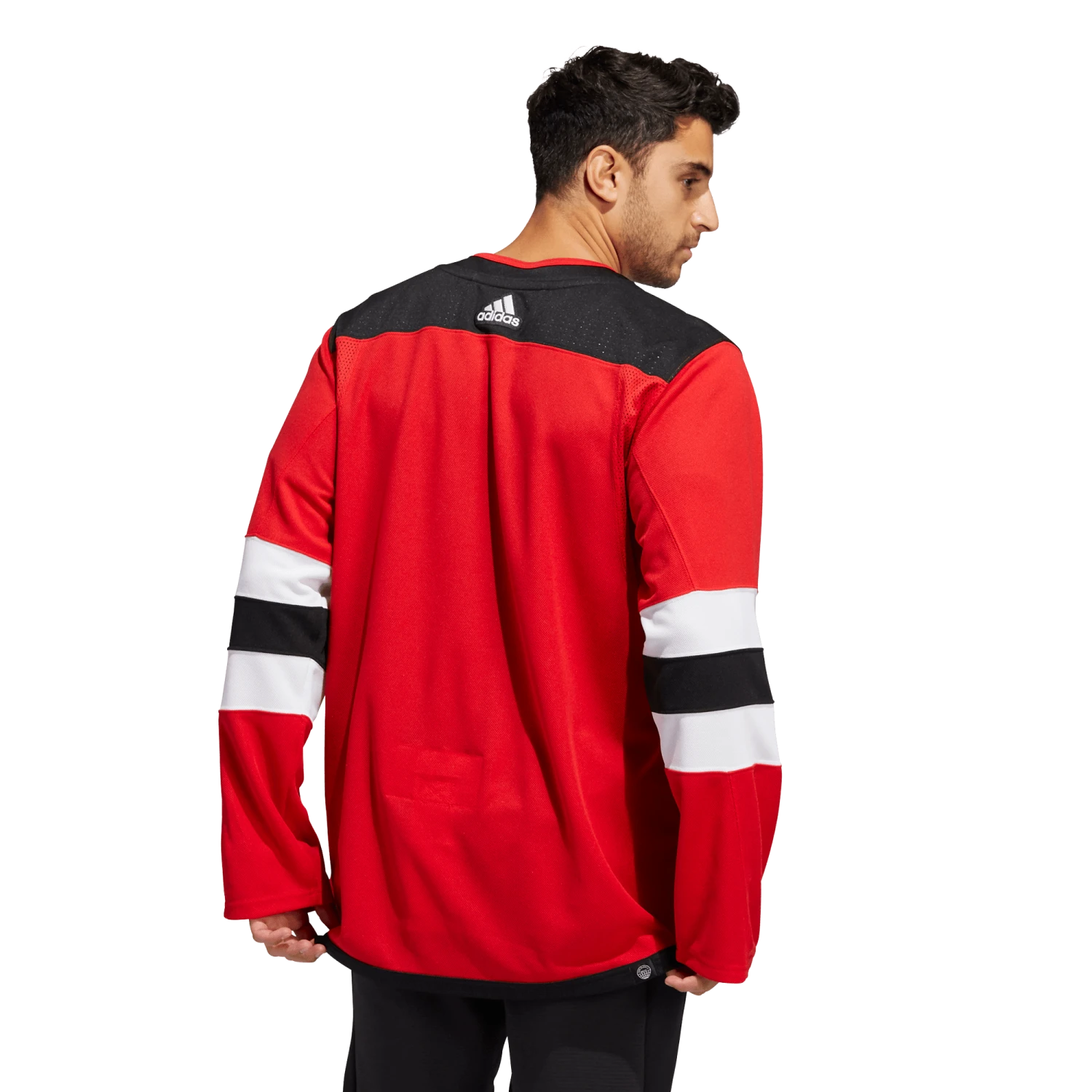 New Jersey Devils Home Adidas PrimeGreen Senior Jersey - Image 4