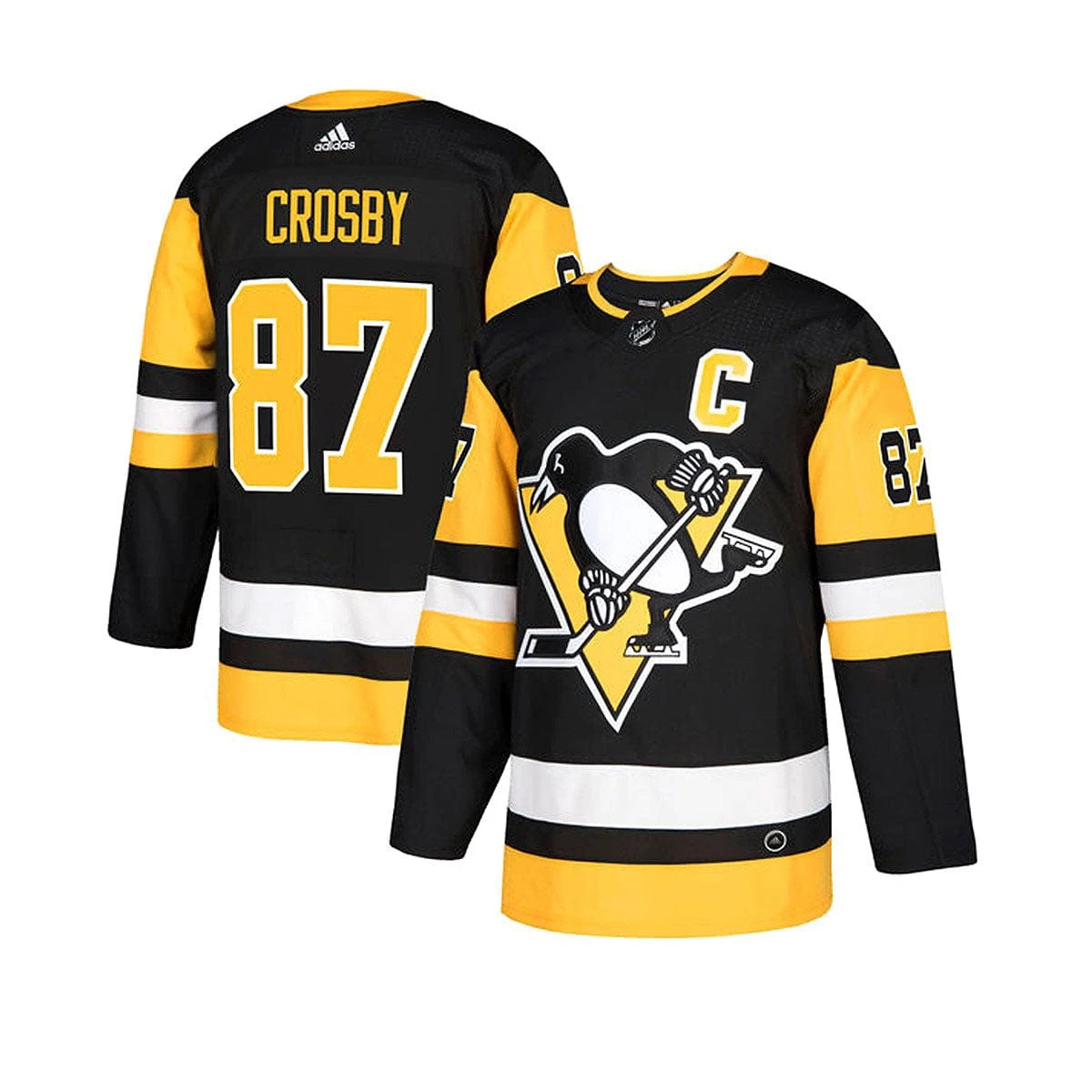 Pittsburgh Penguins Home Adidas Authentic Senior Jersey - Sidney Crosby