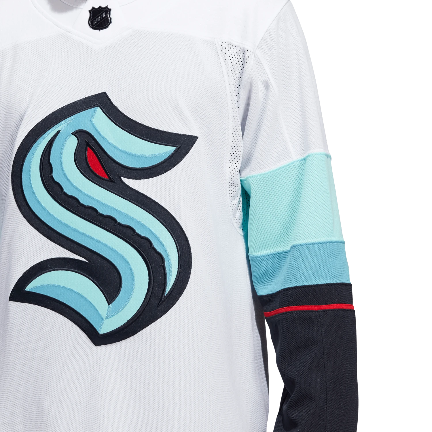 Seattle Kraken Away Adidas PrimeGreen Senior Jersey - Image 5