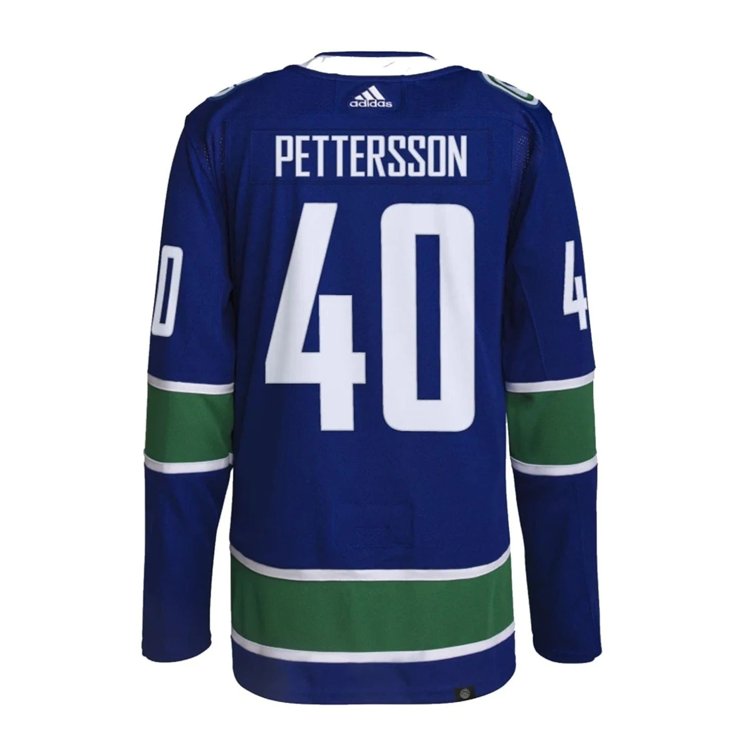Vancouver Canucks Home Adidas PrimeGreen Senior Jersey - Elias Pettersson - Image 2