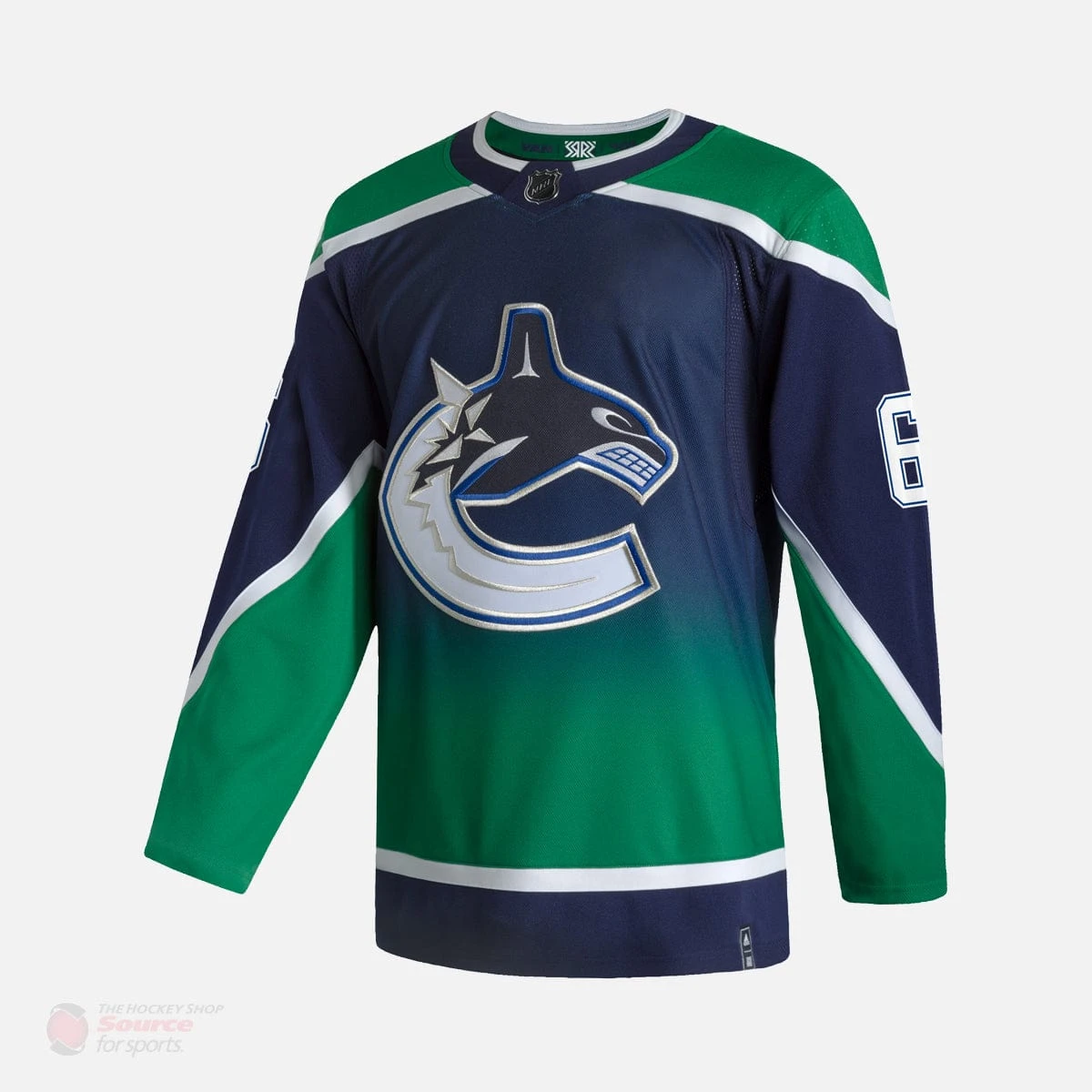 Vancouver Canucks Reverse Retro Adidas Authentic Senior Jersey - Brock Boeser - Image 3
