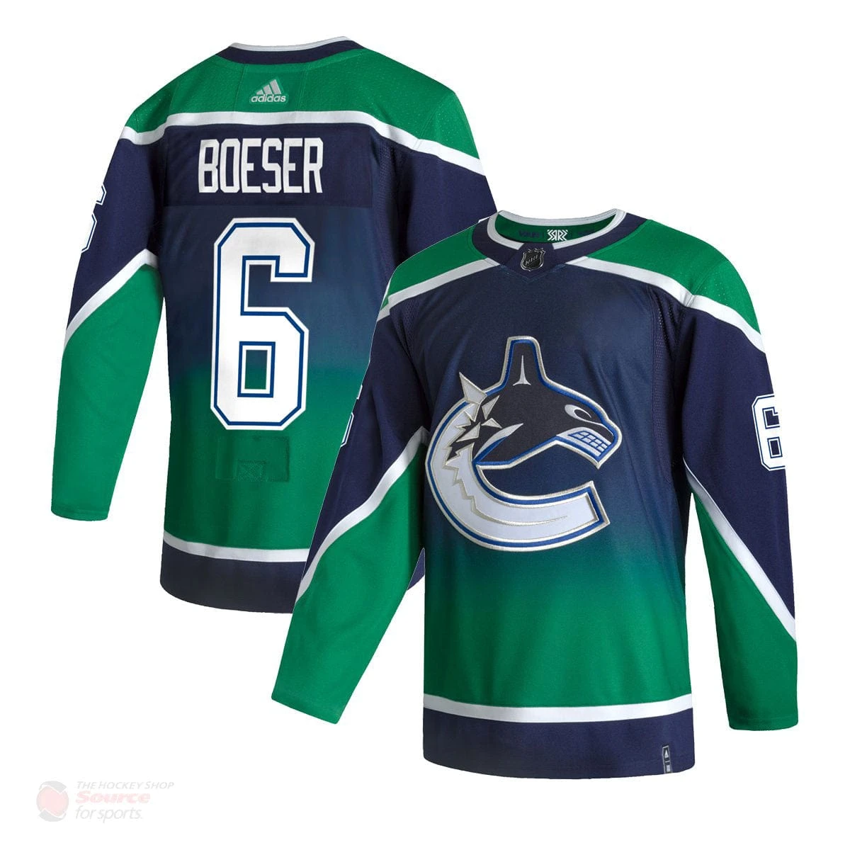 Vancouver Canucks Reverse Retro Adidas Authentic Senior Jersey - Brock Boeser