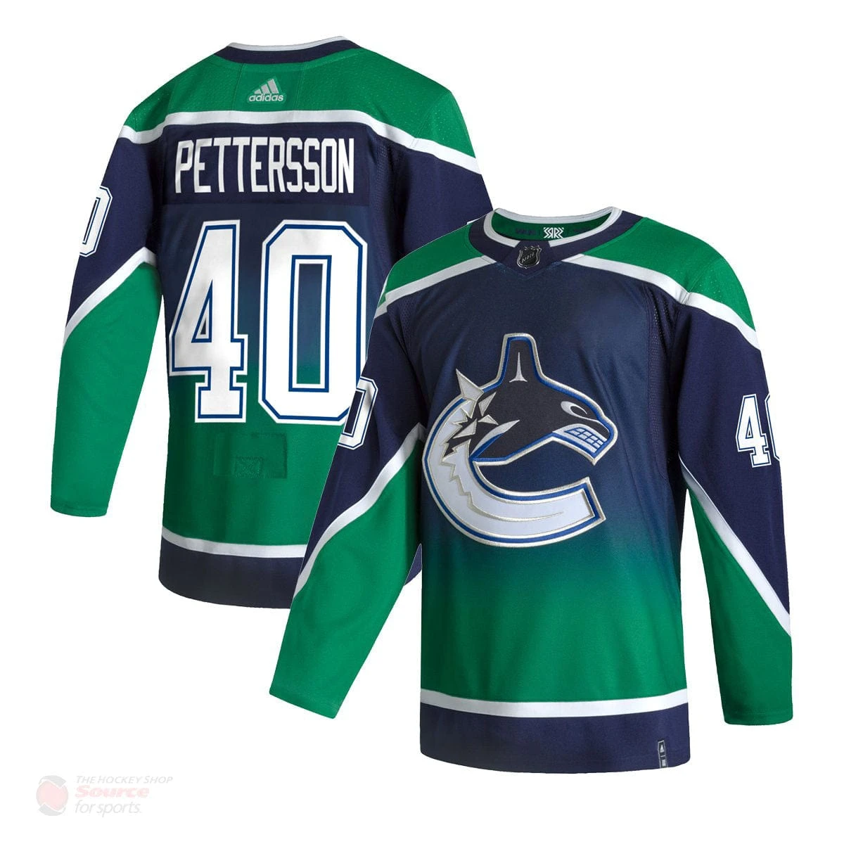 Vancouver Canucks Reverse Retro Adidas Authentic Senior Jersey - Elias Pettersson