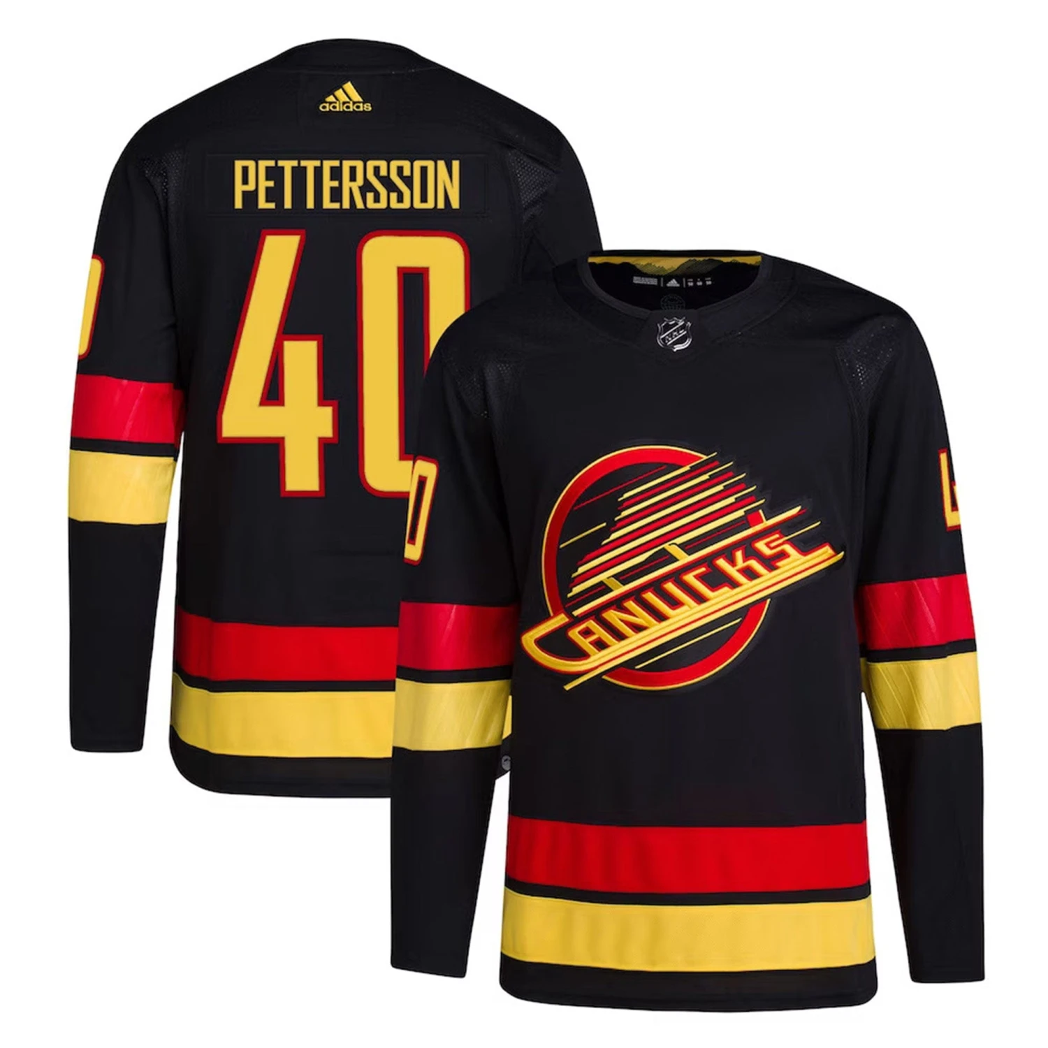 Vancouver Canucks Third Skate Adidas PrimeGreen Senior Jersey - Elias Pettersson