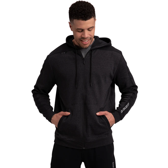 Bauer Premium Fleece Full-Zip Mens Hoodie - Image 2
