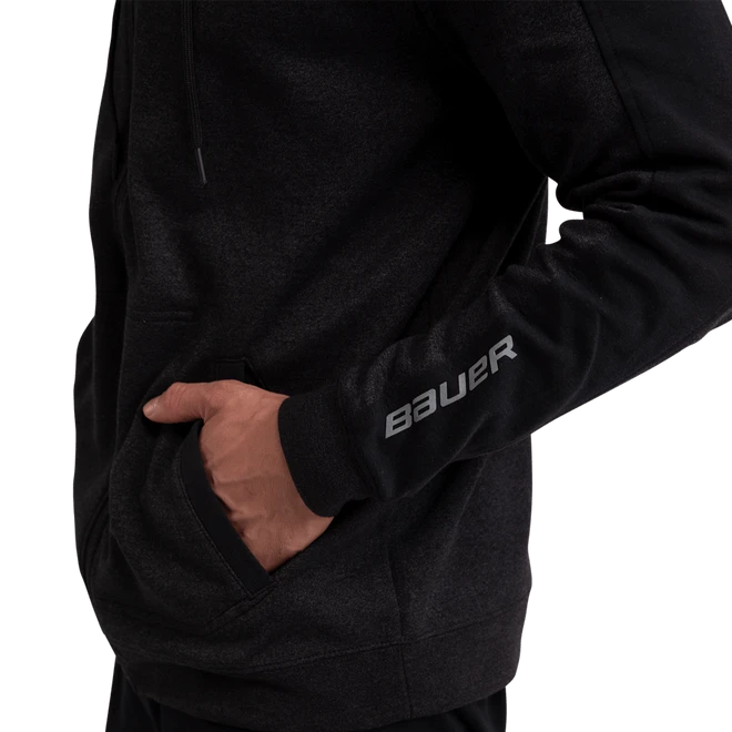 Bauer Premium Fleece Full-Zip Mens Hoodie - Image 4