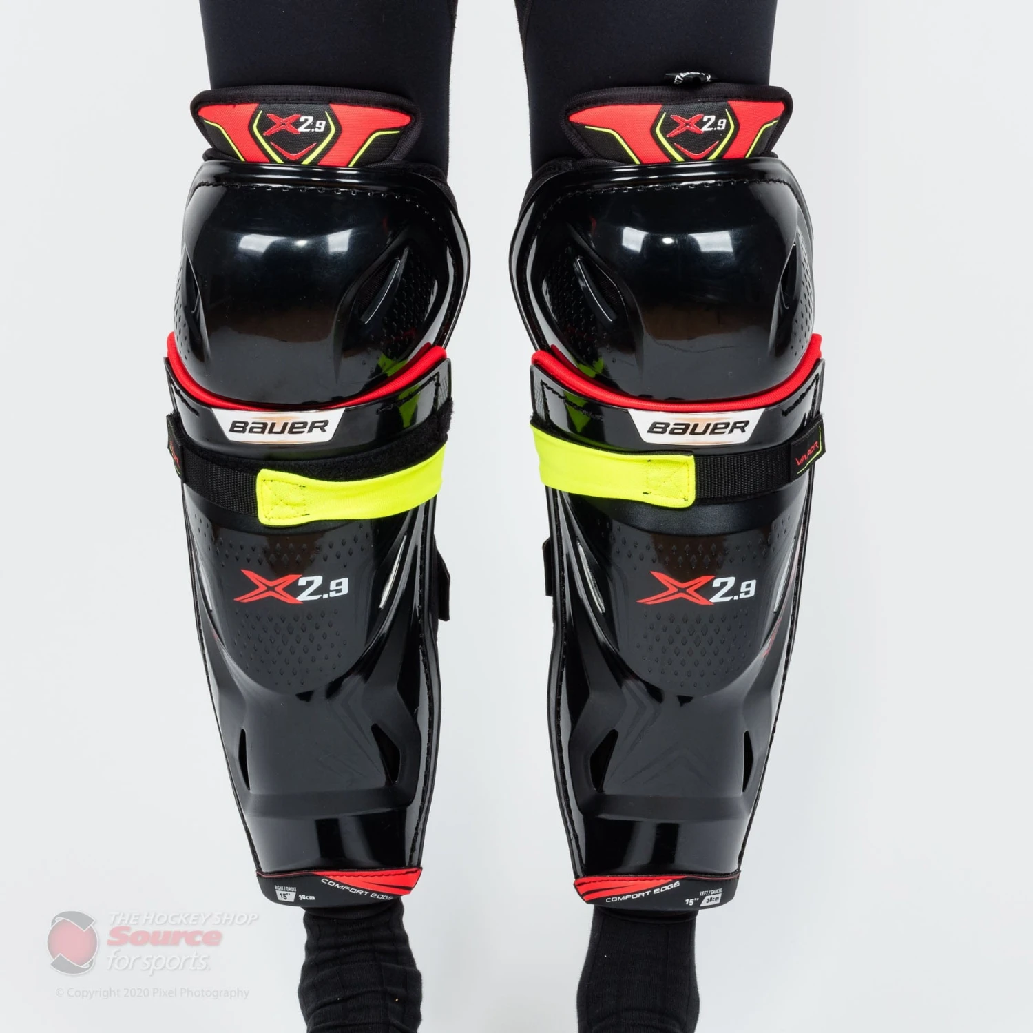 Bauer Vapor X2.9 Senior Hockey Shin Guards - Image 2