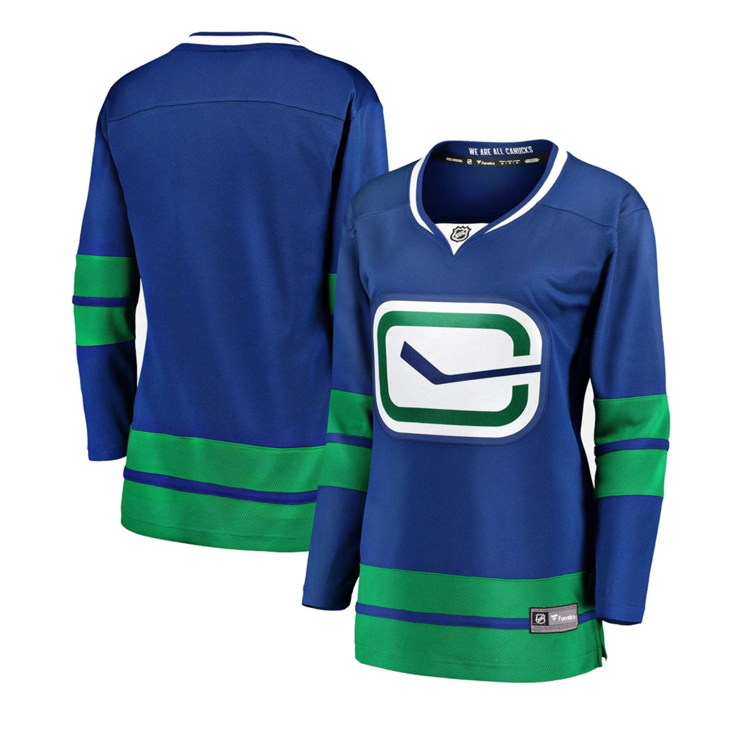 Vancouver Canucks Alternate Fanatics Premier Breakaway Womens Jersey