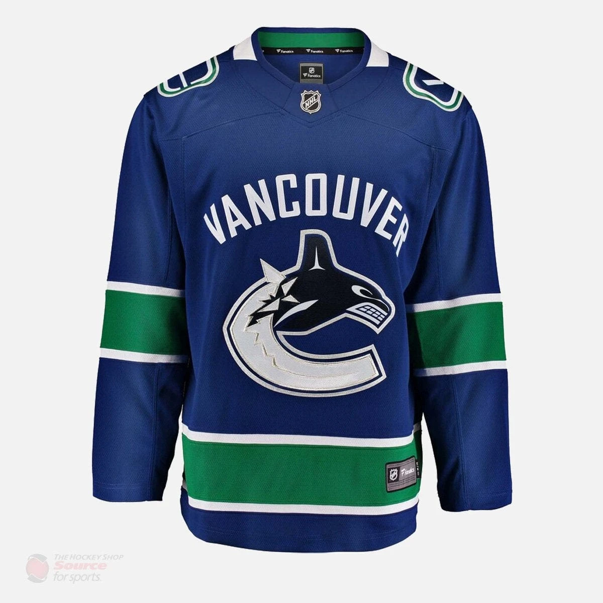 Vancouver Canucks Home Fanatics Breakaway Senior Jersey (2018) - Image 2