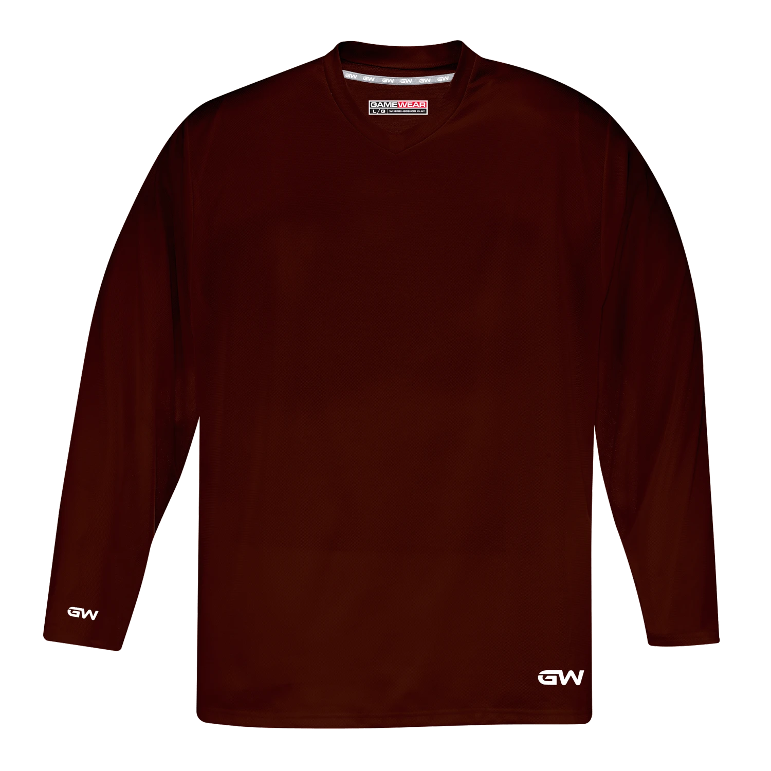 GameWear GW5500 ProLite Series Junior Hockey Practice Jersey - Maroon