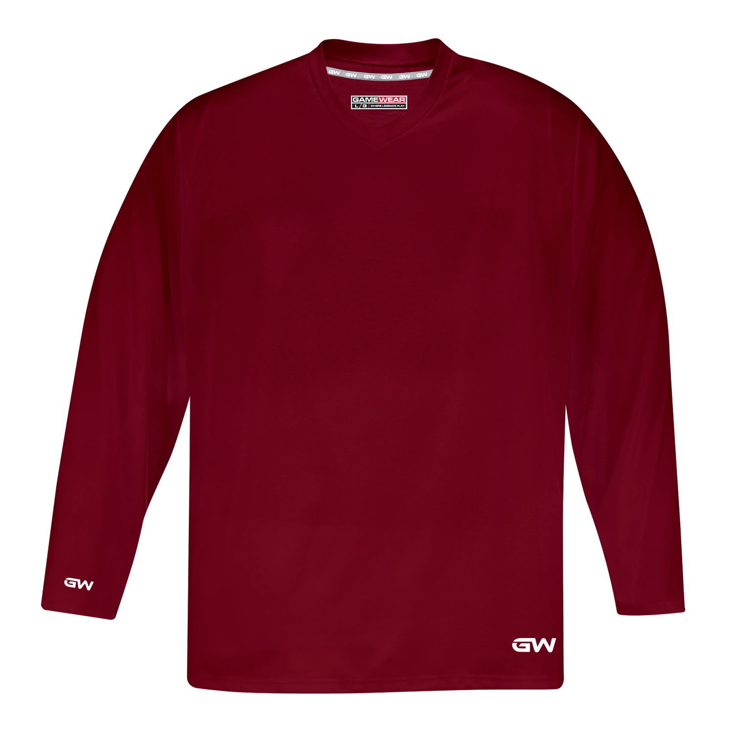 GameWear GW5500 ProLite Series Senior Hockey Practice Jersey - Crimson