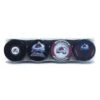 Colorado Avalanche Inglasco NHL Logo Hockey Puck (4 Pack)