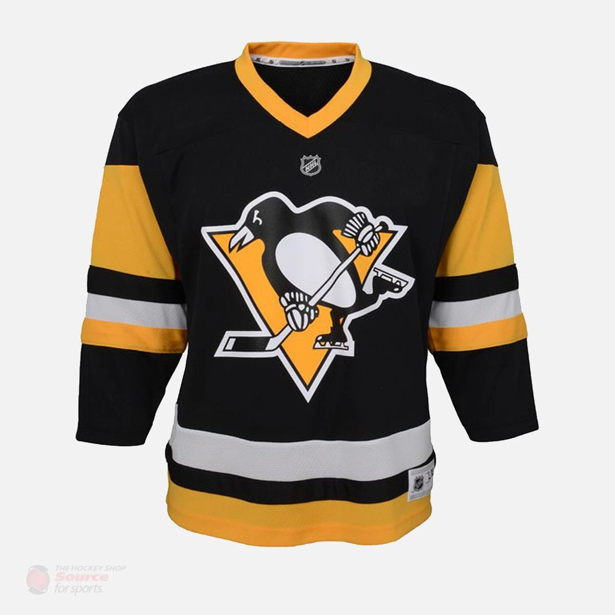 Pittsburgh Penguins Home Outer Stuff Replica Youth Jersey - Image 2
