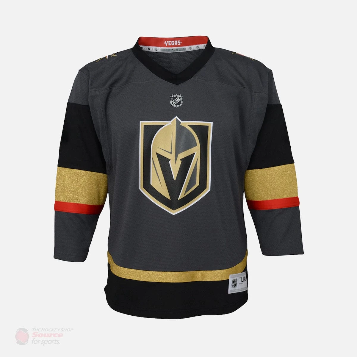 Vegas Golden Knights Home Outer Stuff Replica Junior Jersey - Image 2
