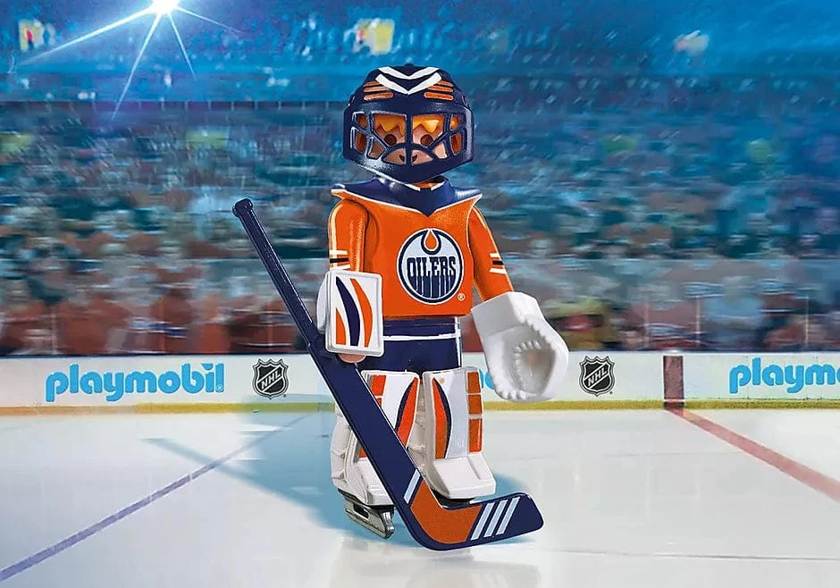 Playmobil NHL Hockey Goalie - Edmonton Oilers - Image 2