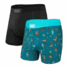 Saxx Ultra Boxers - Coconut Drinks / Black (2 Pack)