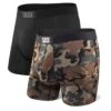 Saxx Vibe Boxers - Black / Camo (2 Pack)
