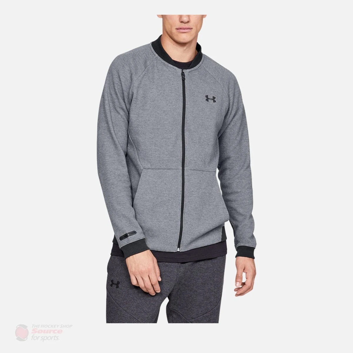 Under Armour Unstoppable Double Knit Bomber Men's Jacket - Image 4
