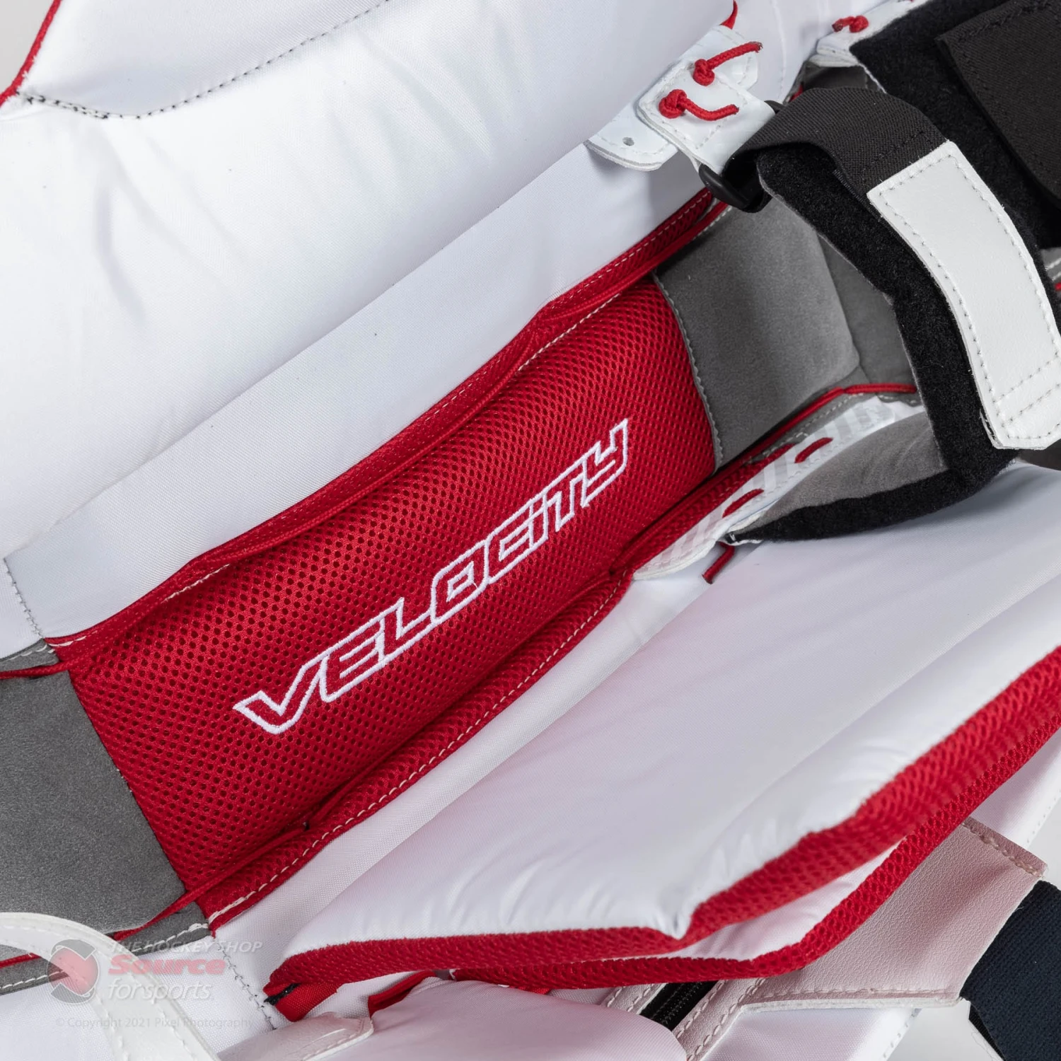 Vaughn Velocity V9 Pro Carbon Senior Goalie Leg Pads - Iceberg Graphic - Image 11