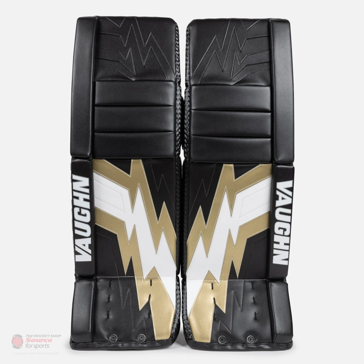 Vaughn Velocity V9 Pro Carbon Senior Goalie Leg Pads - Pulse Graphic - Image 3