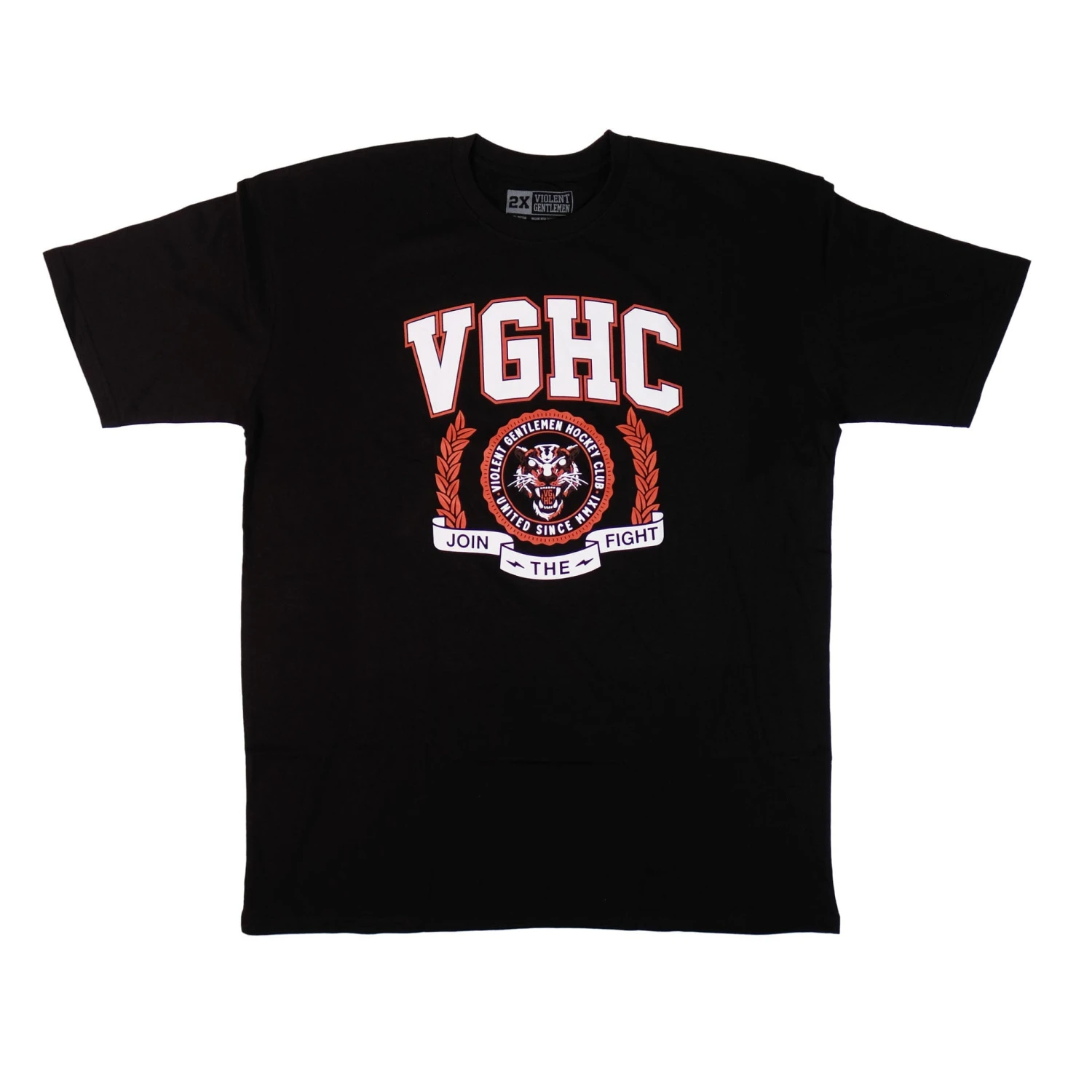 Violent Gentlemen University Heavyweight Shortsleeve Shirt - Black