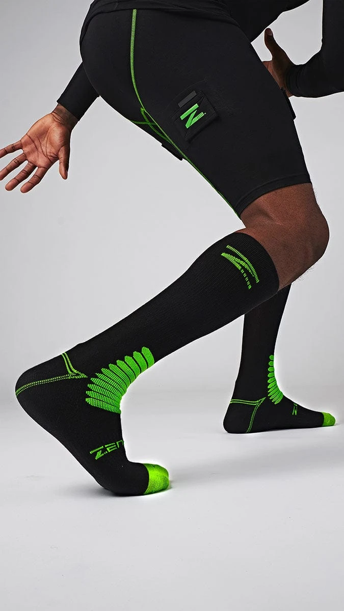 Zenkai Compression Lace Bite Skate Sock - Image 2